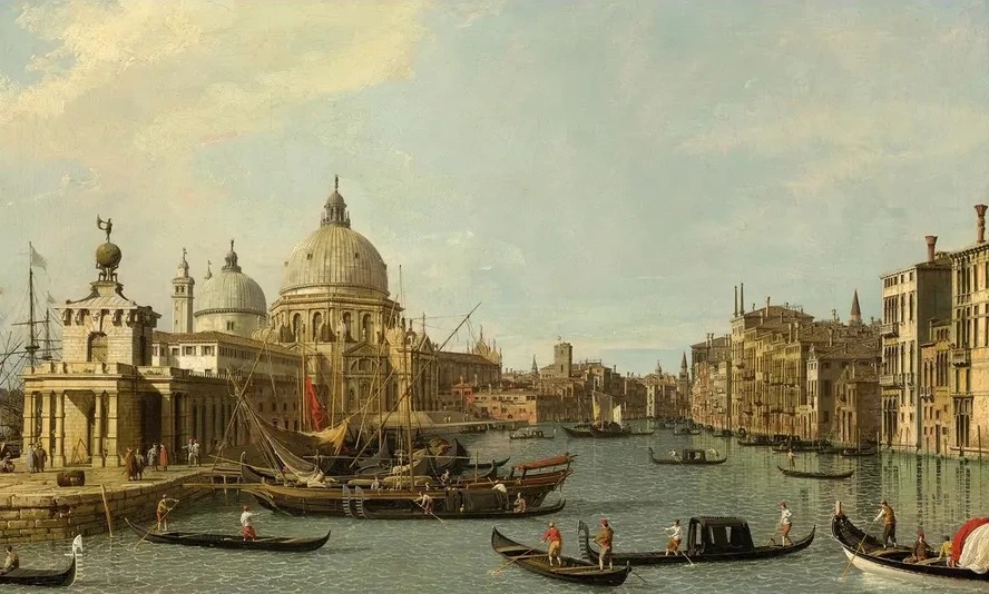 Venice The Mouth of the Grand Canal from the East