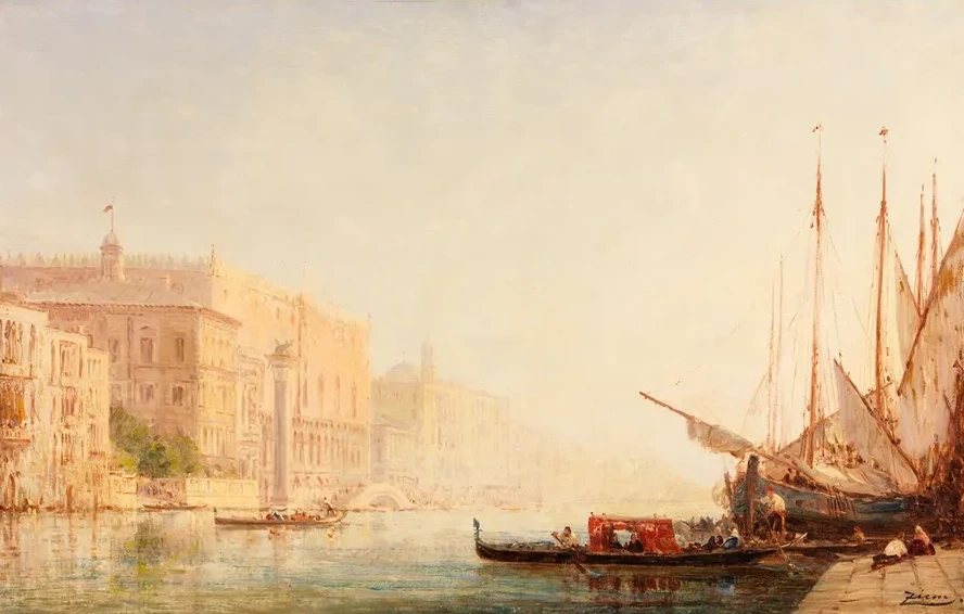 Venice a Canal Scene