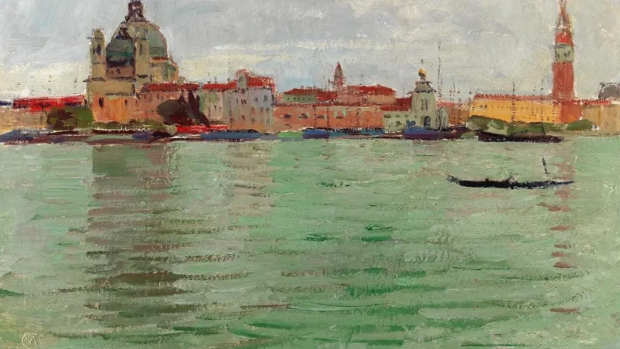 Venice, Santa Maria della Salute and Campanile di San Marco