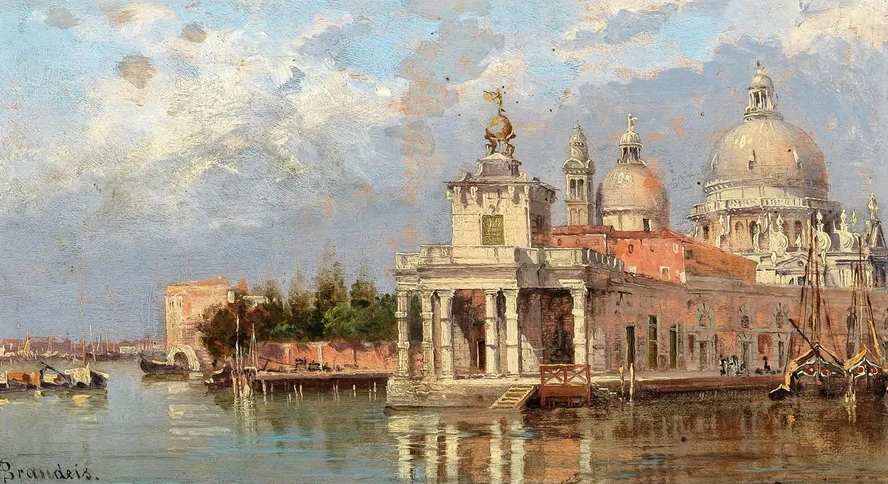Venice, Santa Maria della Salute with Old Dogana
