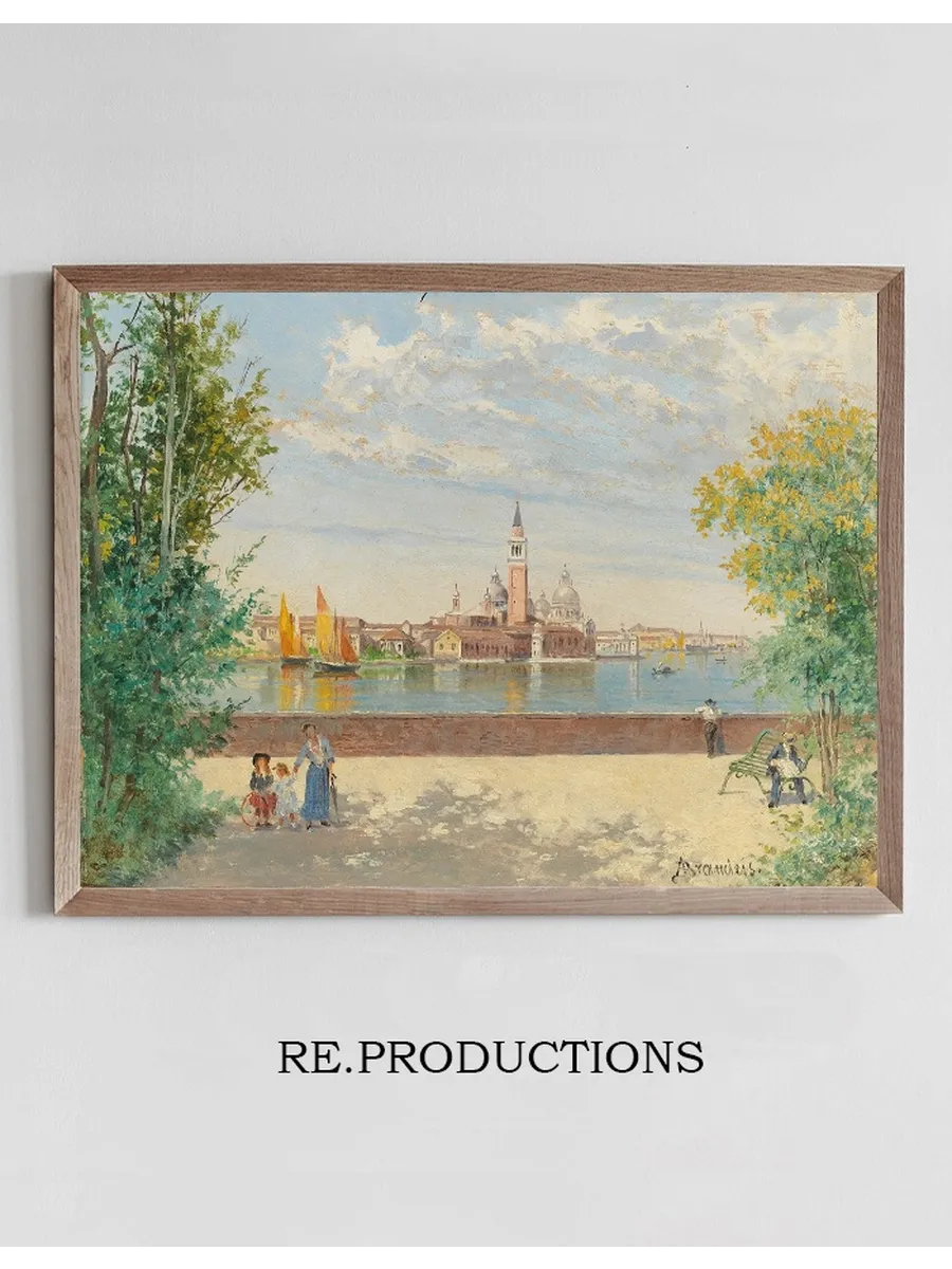 Venice, a View of San Giorgio from the Giardini