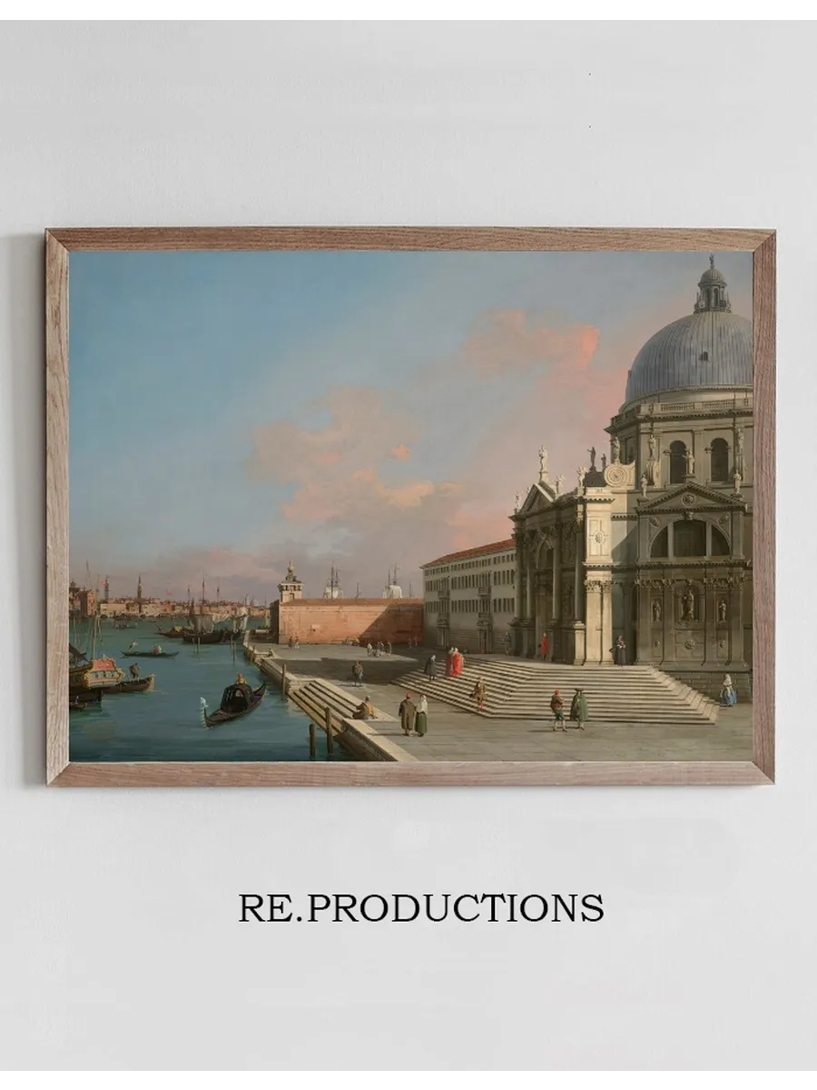 Venice, the Grand Canal looking East with Santa Maria della Salute