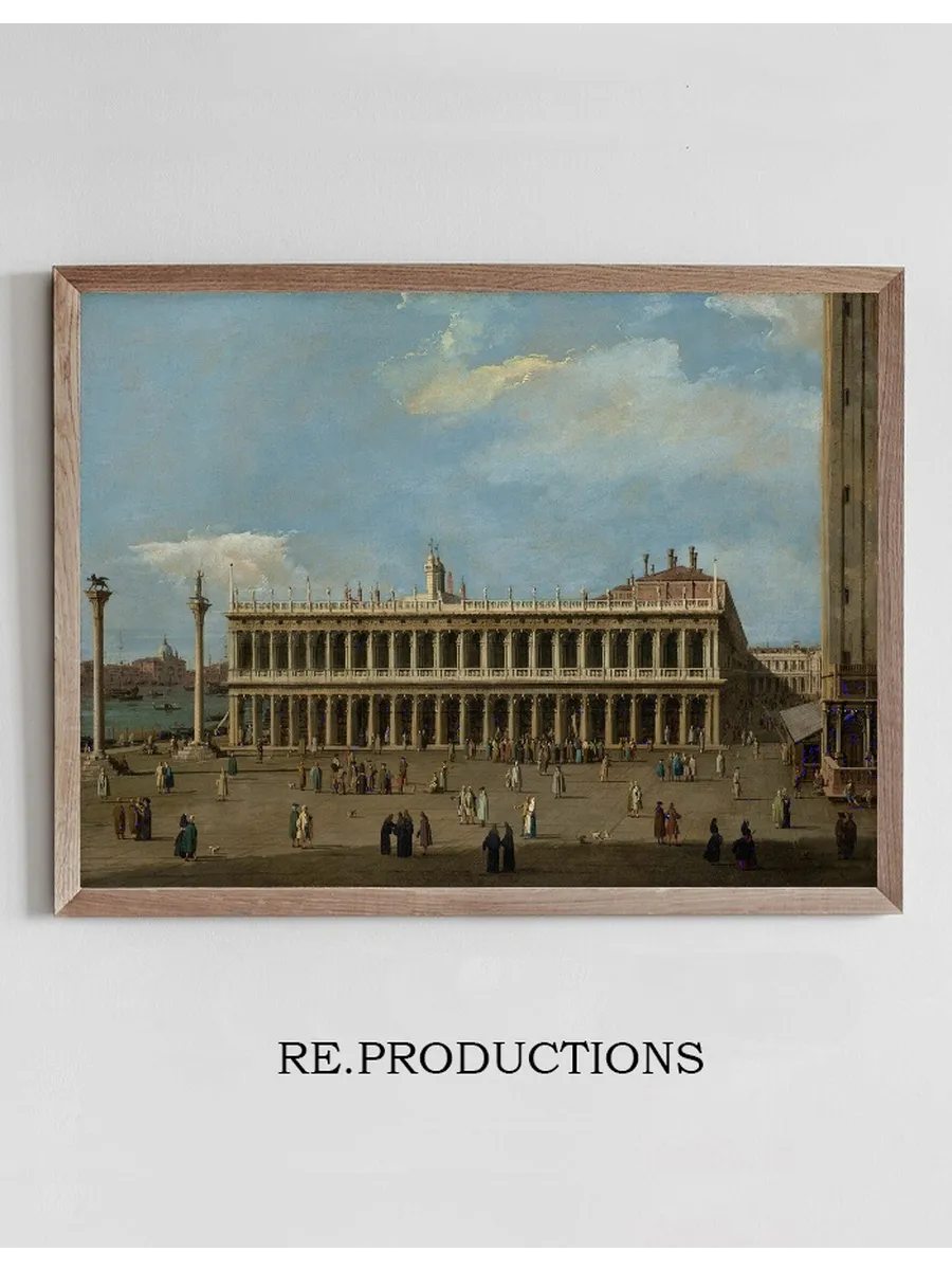 Venice, the Piazzetta, Looking West, with the Libreria
