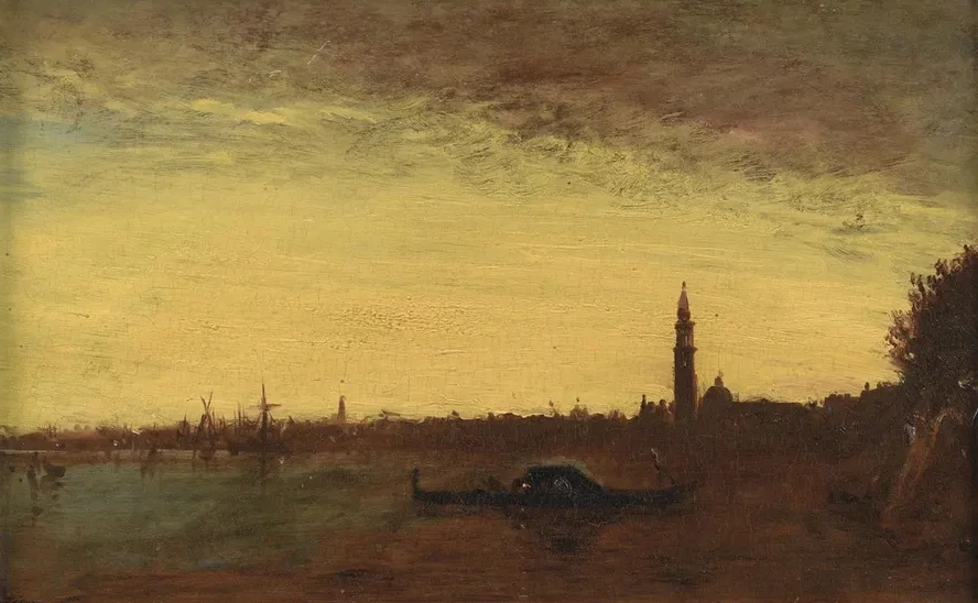 Venise Au Cr Puscule