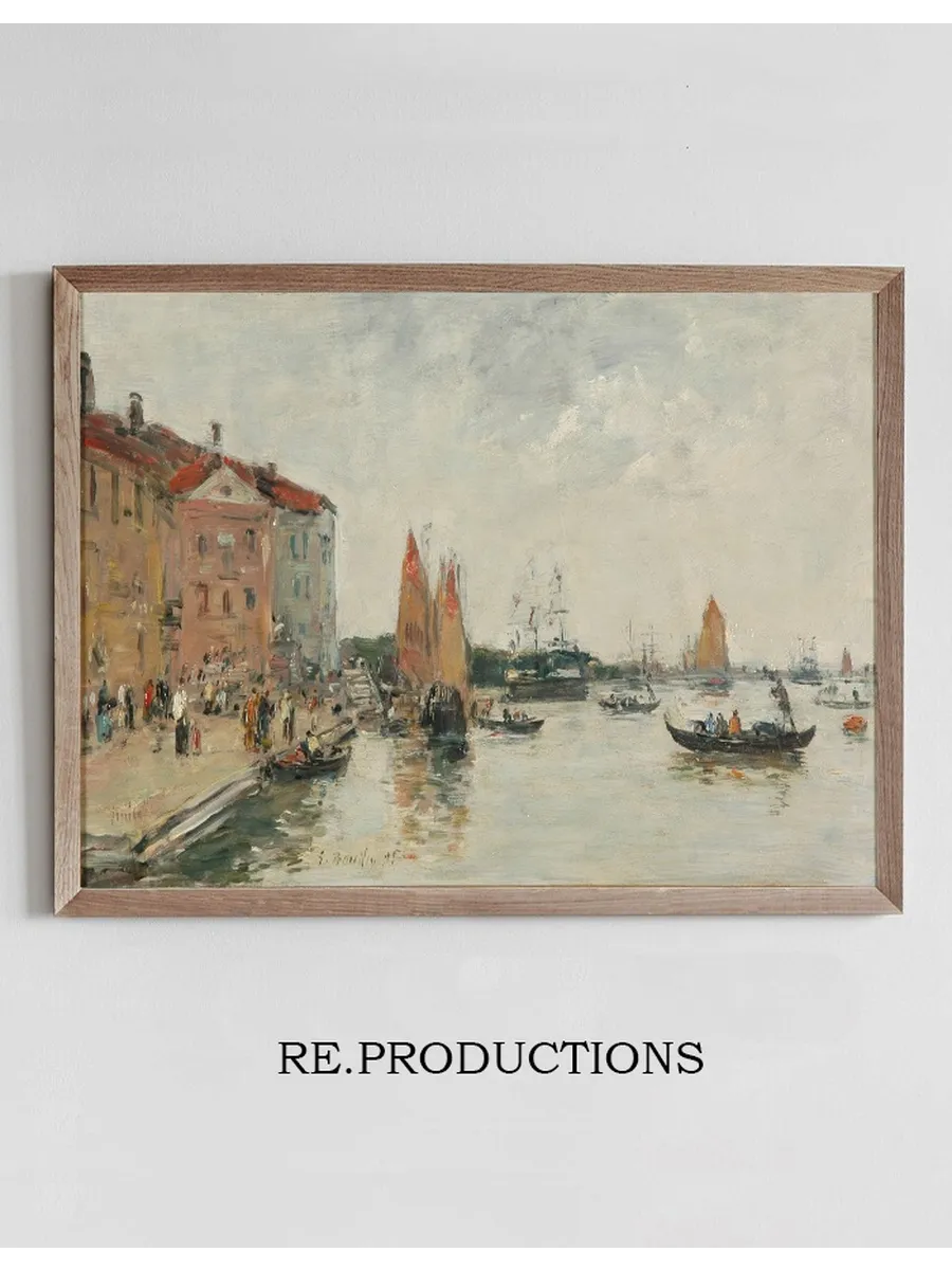 Venise le Quai et L Glise San Biagio