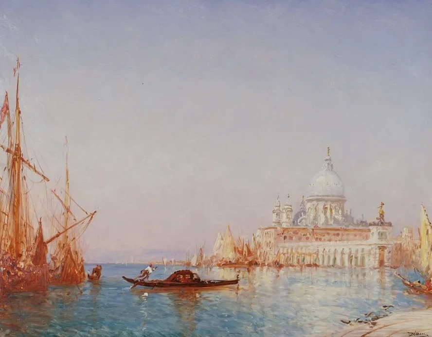 Venise, La Salute. Effet De Matin
