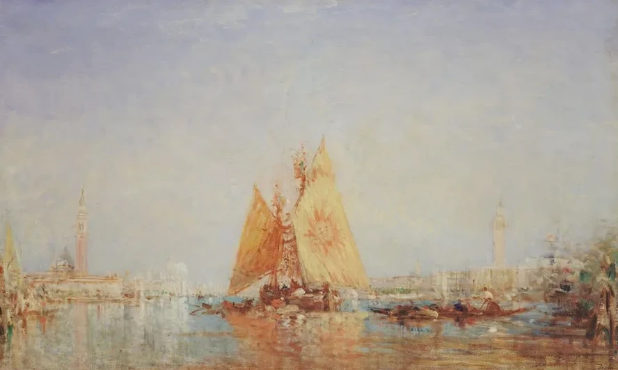 Venise, Trabaccolo La Voile Jaune