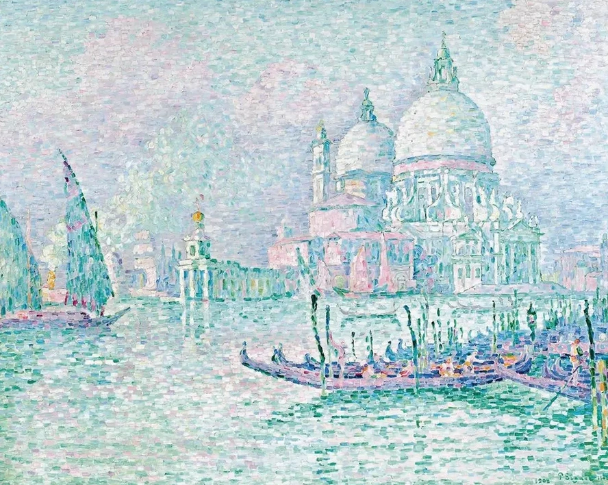 Venise. La Salute. Vert