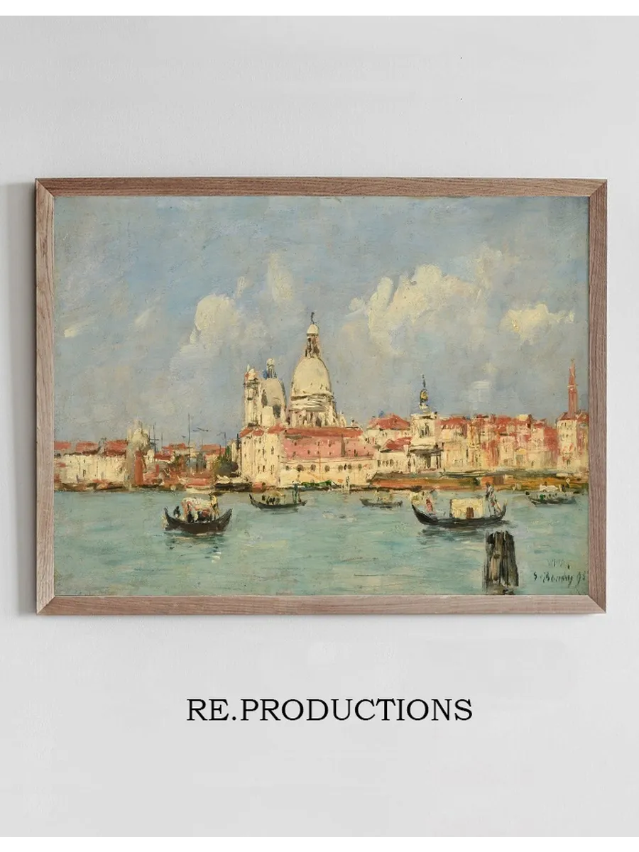 Venise. La douane et Notre - Dame - de - la - Salute