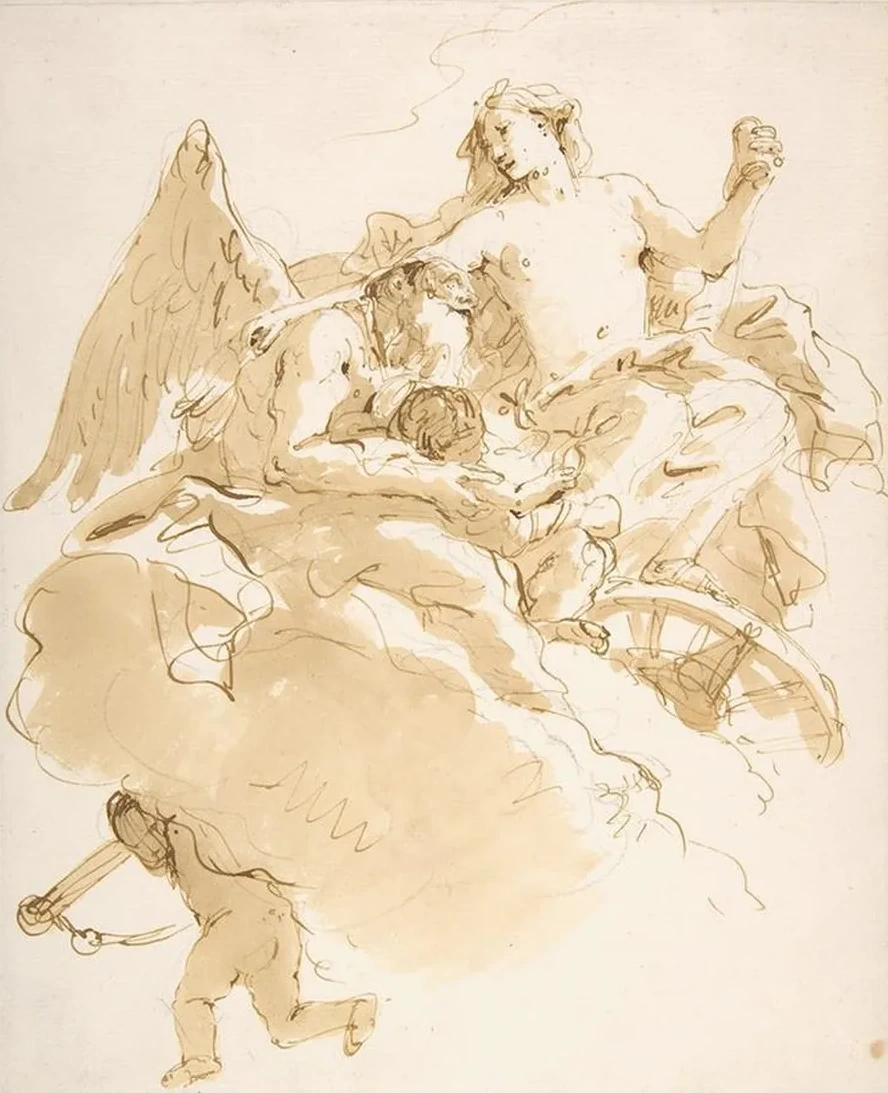 Venus Entrusting an Infant to Time