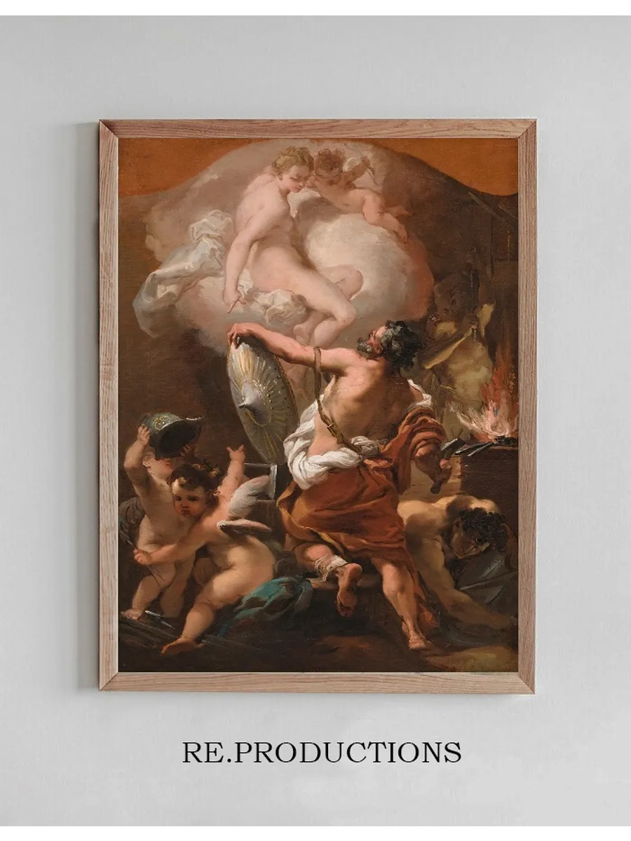 Venus Ordering Armor for Aeneas at Vulcan's Forge