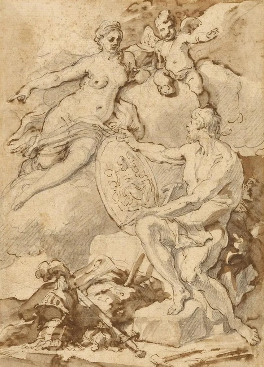Venus Receiving from Vulcan the Arms of Aeneas
