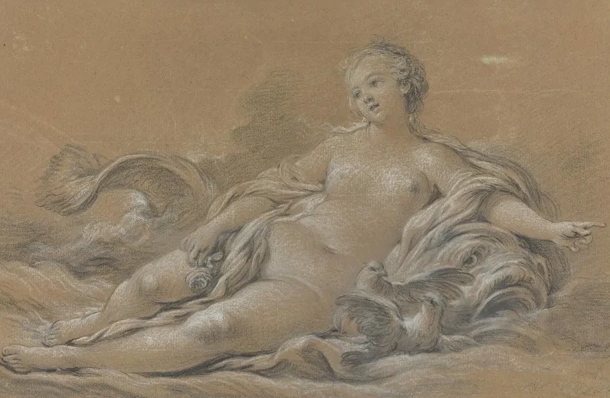 Venus Reclining on a Dolphin