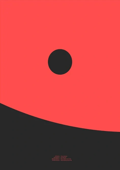 Venus Transit Red - Composition