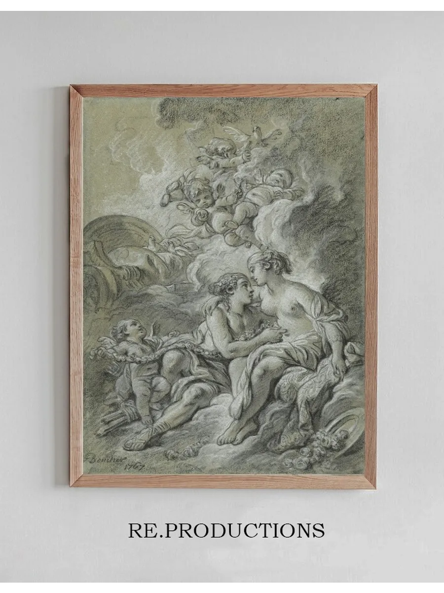 Venus Appuyee Sur Son Cher Adonis