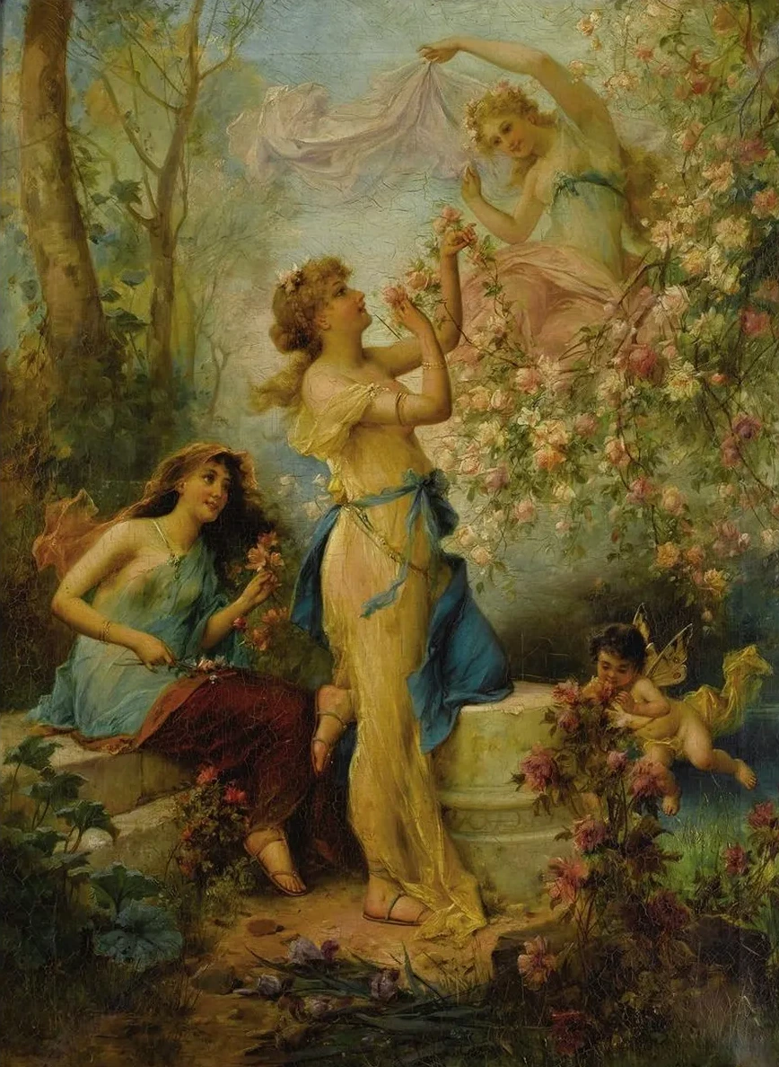 Venus with Putti and Attendants