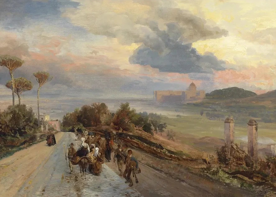 Via Cassia bei Rom