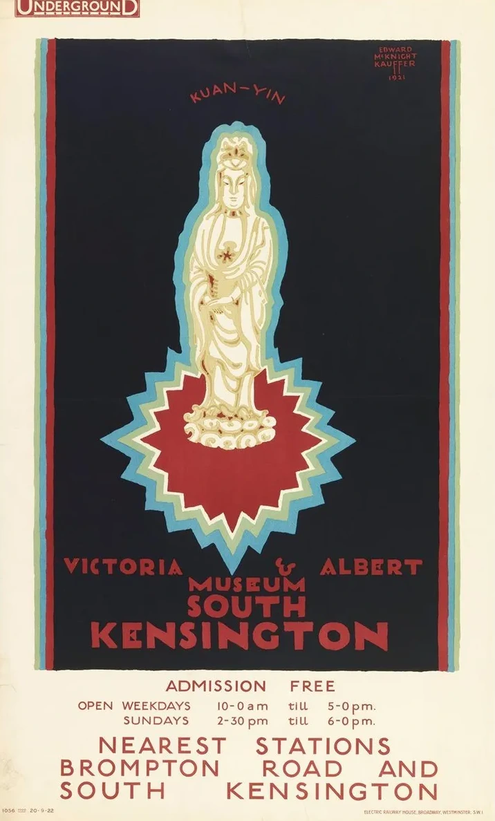 Victoria and Albert Musuem, for London Underground