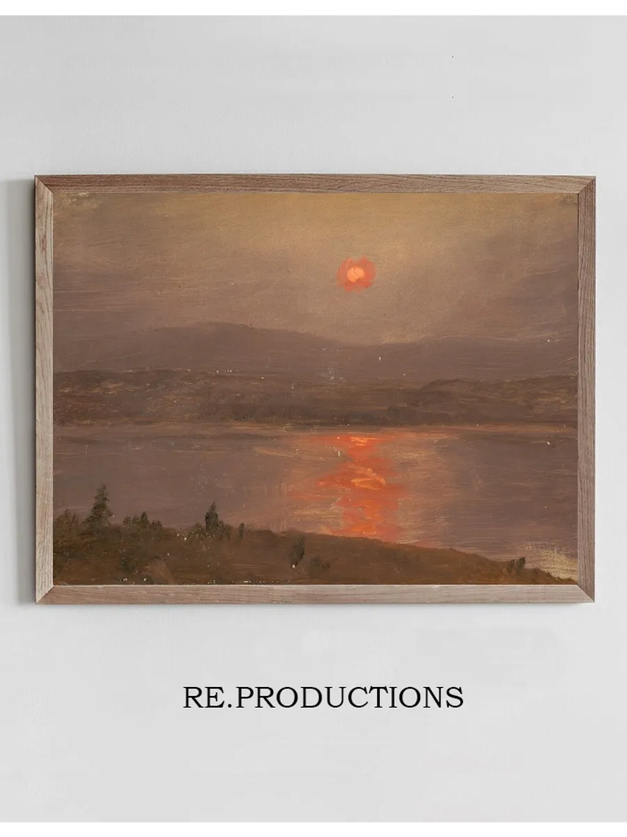 View Across the Hudson at Sunset