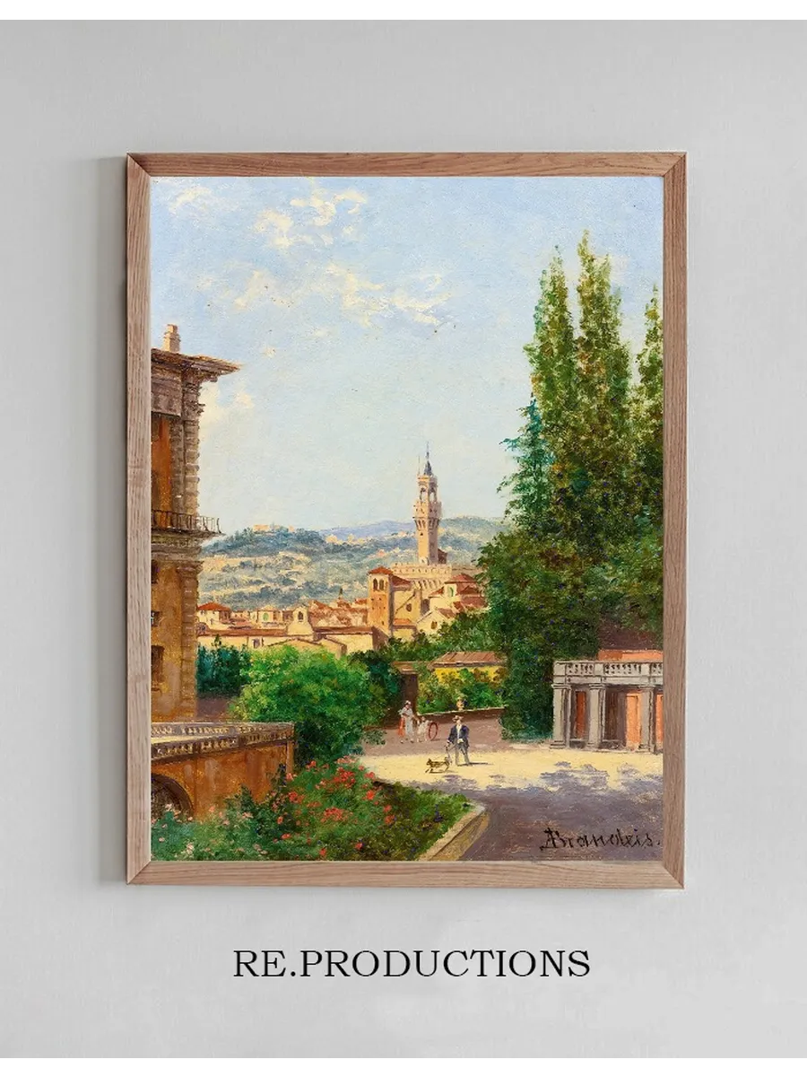 View Of Palazzo Vecchio From The Boboli Gardens, Florence