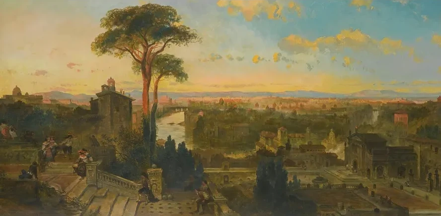 View Of Rome From The Convent Of San Onofrio