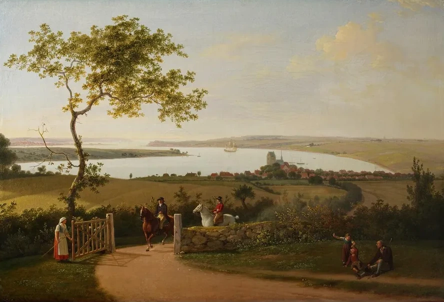 View Of The Little Belt From A Hill Near Middelfart, Funen