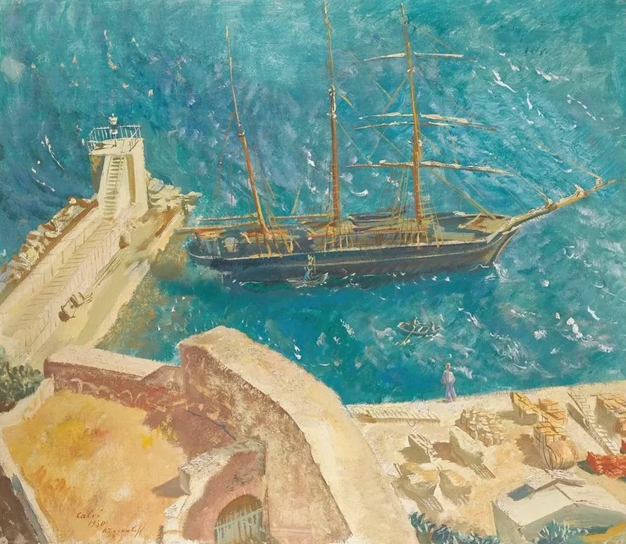 View Of The Port In Calvi