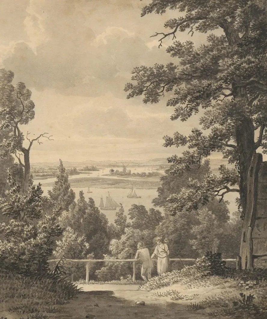 View from Altona Overlooking the Elbe