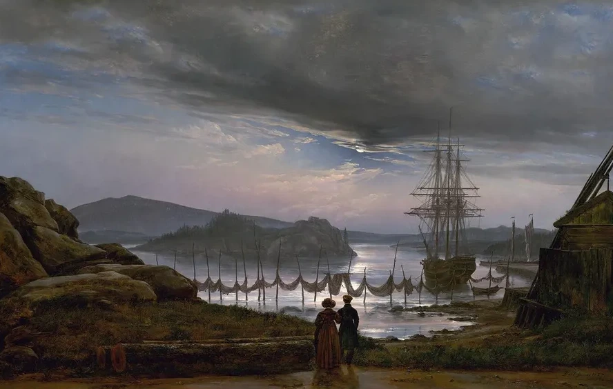 View from Vaekero Near Christiania