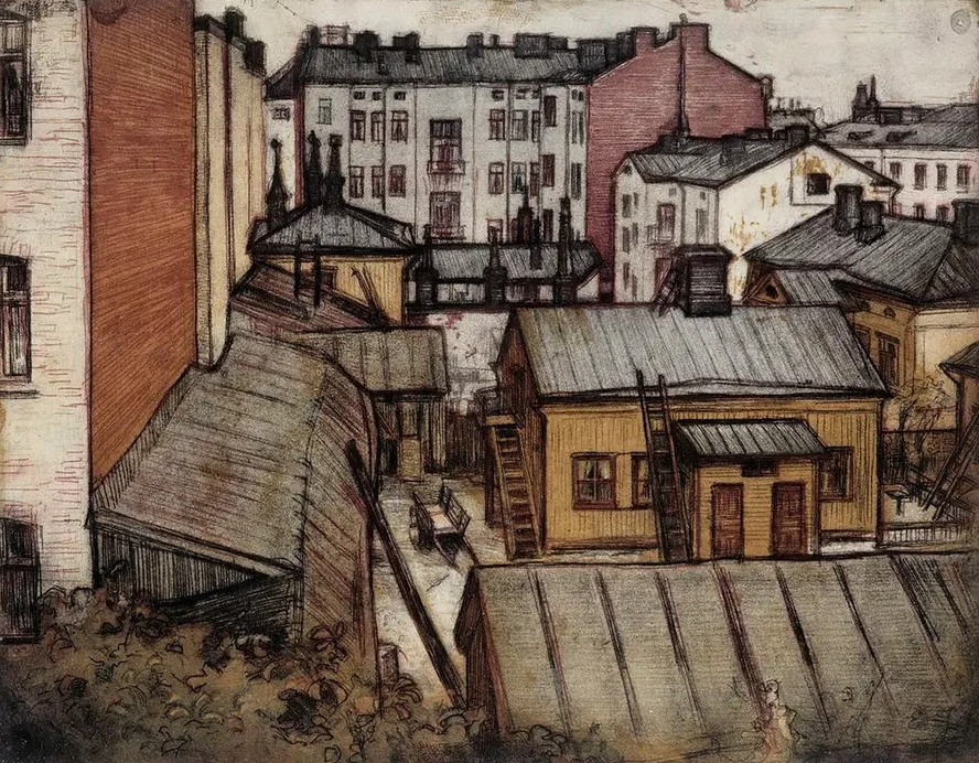 View from the Artist's Bernhardinkatu Home