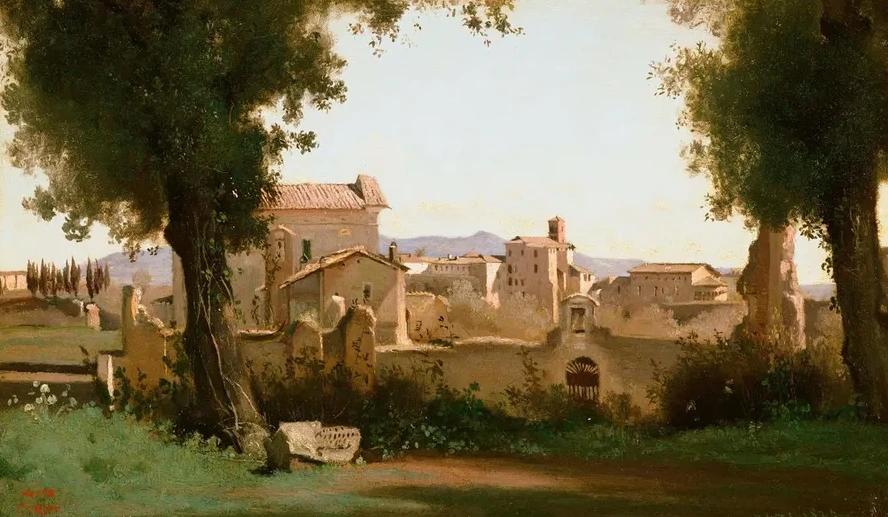 View from the Farnese Gardens, Rome