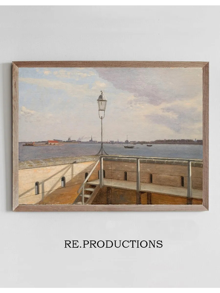 View from the Trekroner Battery with Copenhagen in the Distance