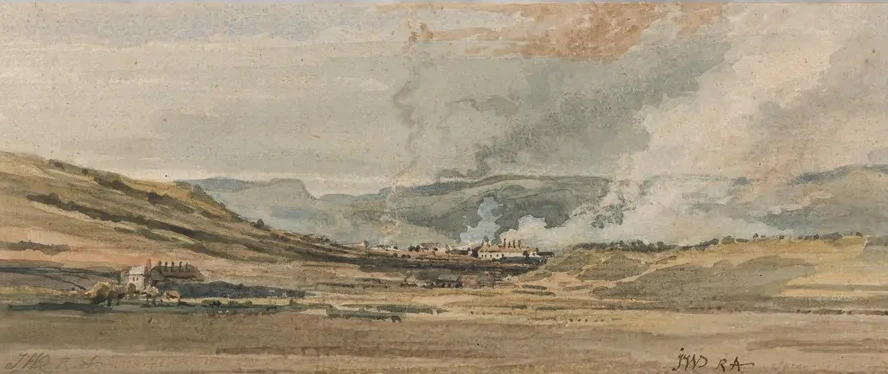 View near Swansea, South Wales