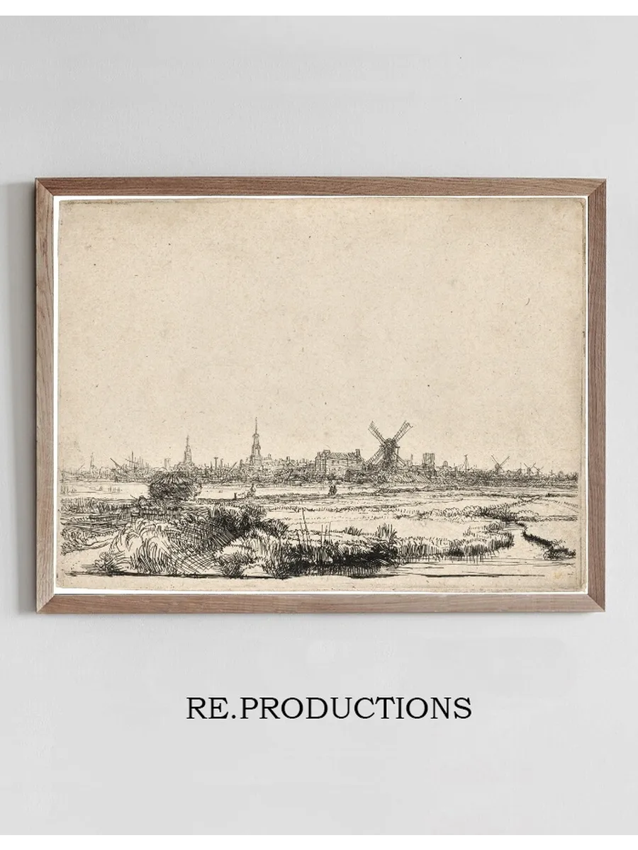 View of Amsterdam from the Kadijk