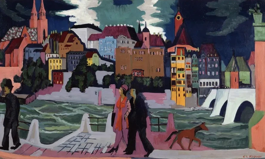 View of Basel and the Rhine
