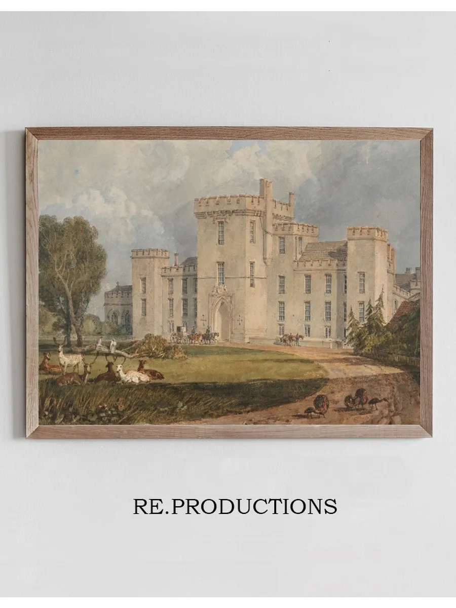 View of Hampton Court, Hertefordshire, from the Northwest