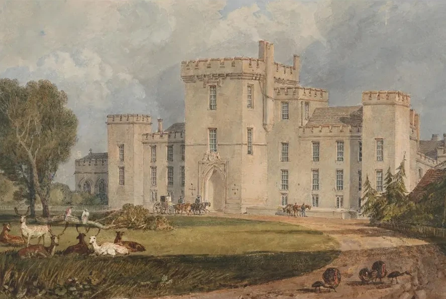View of Hampton Court, Hertefordshire, from the Northwest