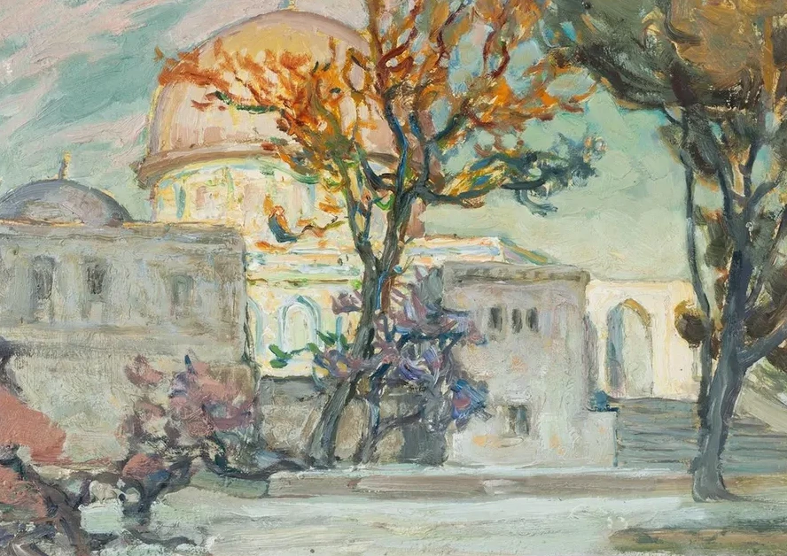 View of Jerusalen. Study