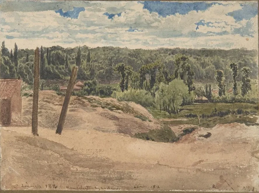 View of Kensington Gardens, London