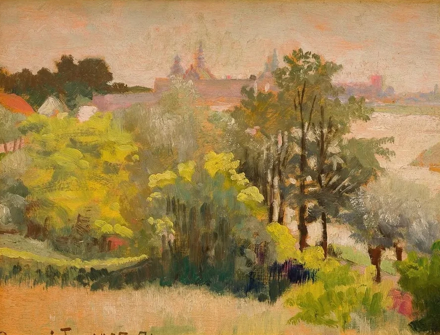 View of Krakow from Zwierzyniec