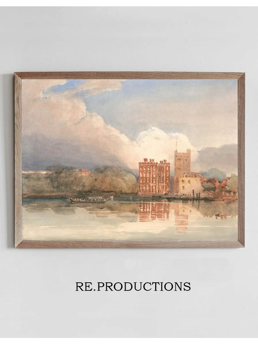 View of Lambeth Palace on Thames