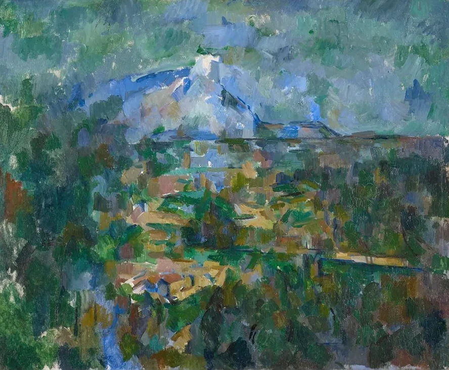 View of Mount Sainte - Victoire from Les Lauves