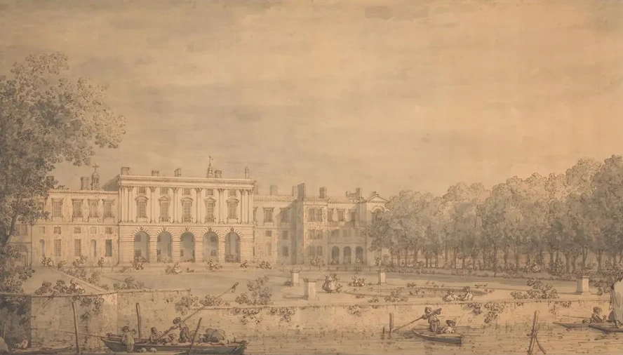 View of Old Somerset House from the Thames