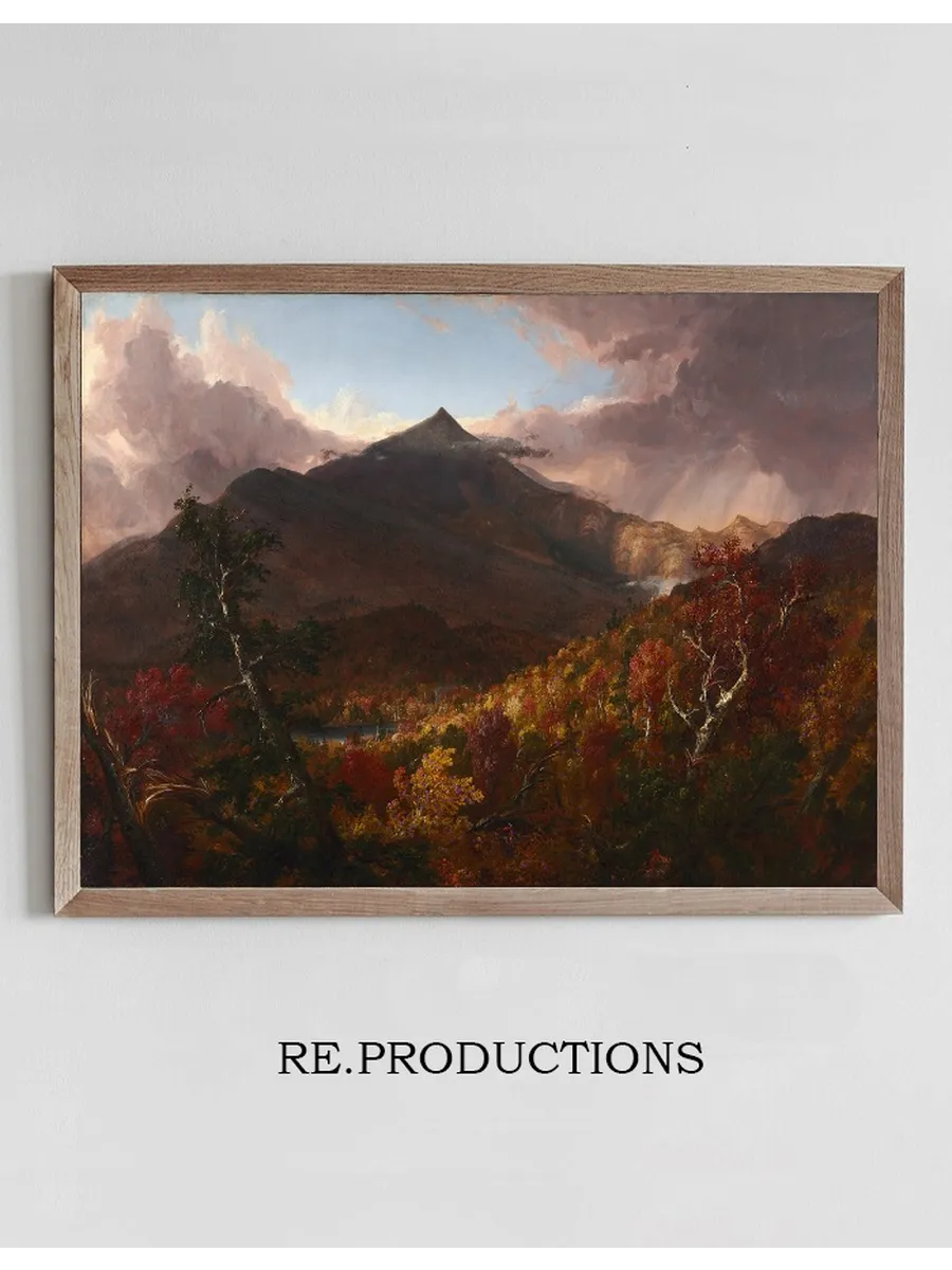 View of Schroon Mountain, Essex County, New York, After a Storm