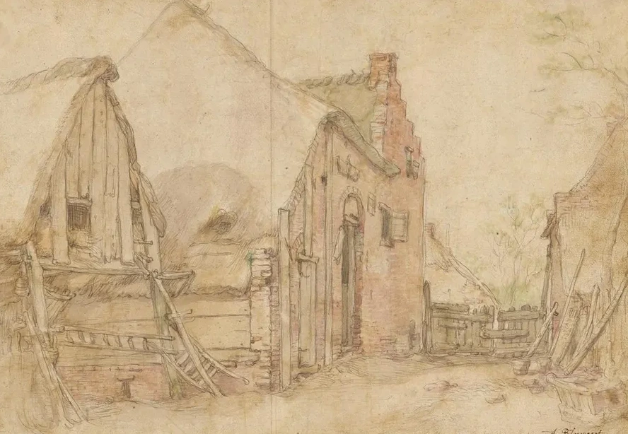 View of a Farm Courtyard