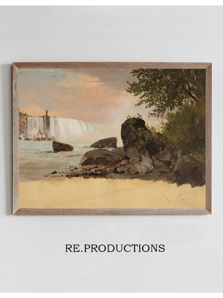 View of the Canadian Falls and Goat Island