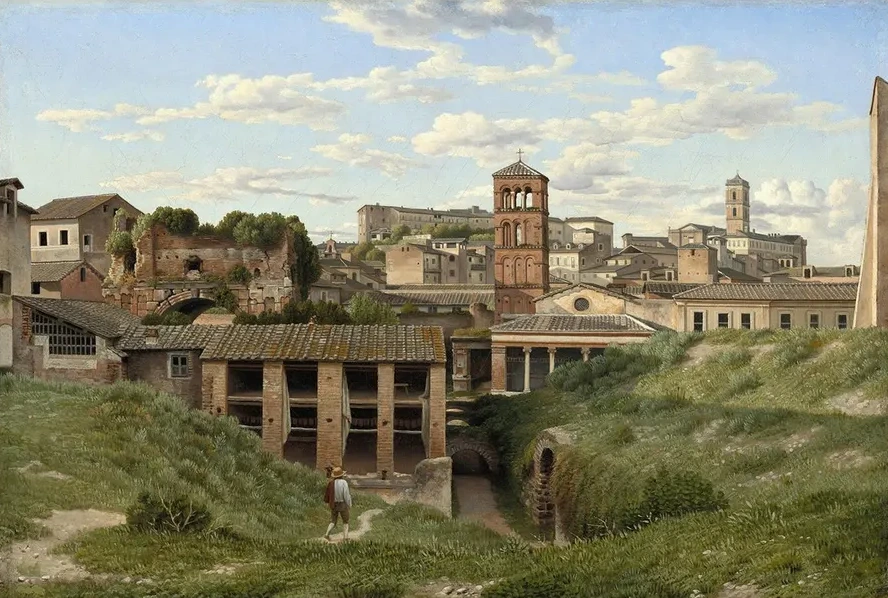 View of the Cloaca Maxima,Rome