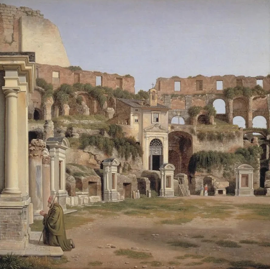 View of the Interior of the Colosseum