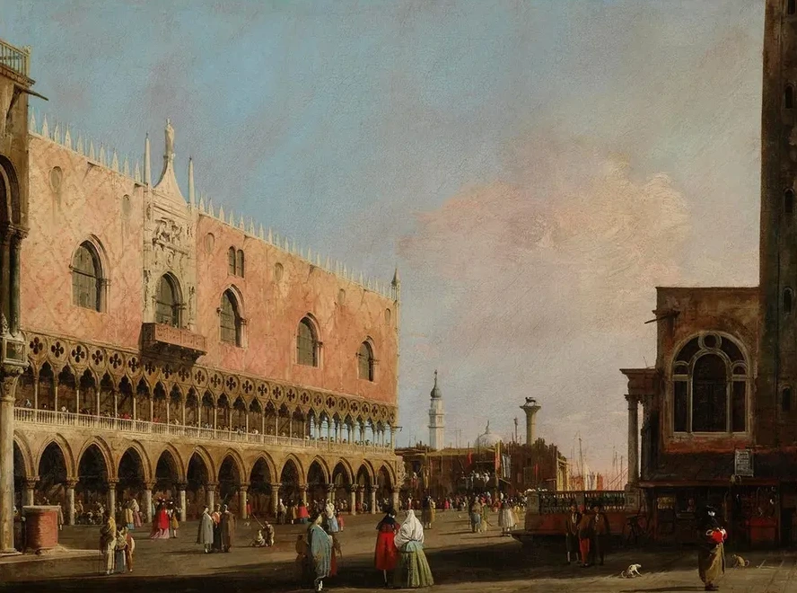 View of the Piazzetta San Marco Looking South