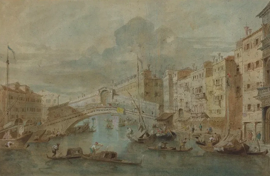View of the Rialto Bridge, Venice